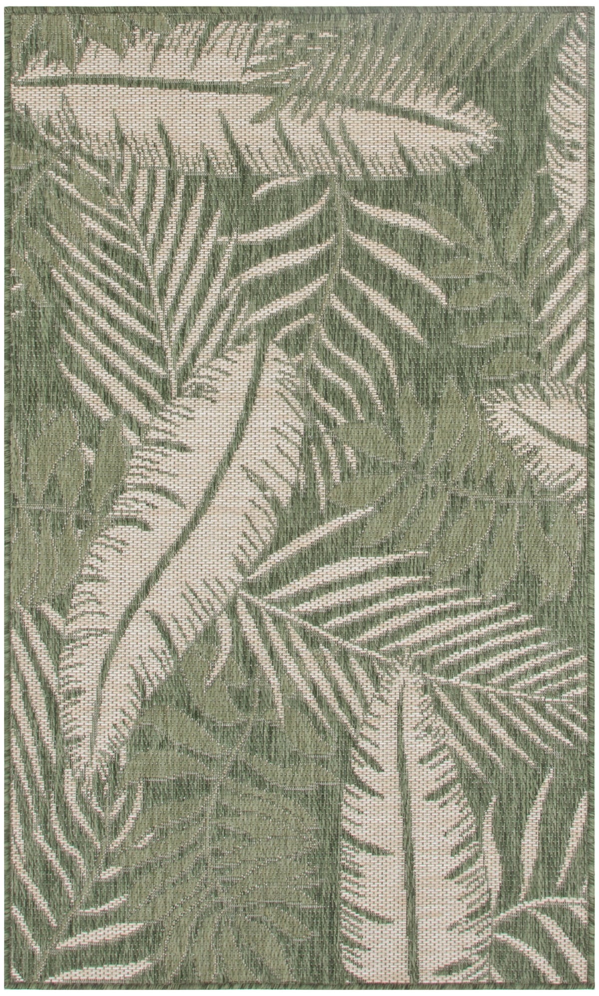 Garden Oasis GOA02 Green Ivory Rug