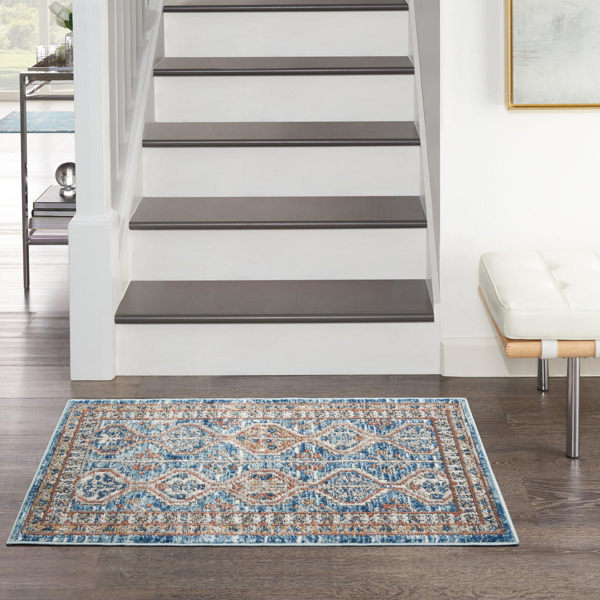 Quarry QUA15 Blue Multicolor Rug
