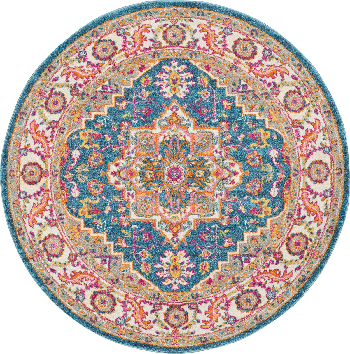Passion PSN20 Teal Multicolor Rug