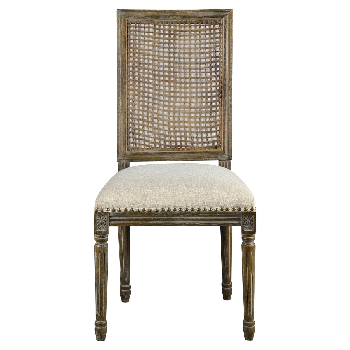 Square Maxwell Side Chair W/ Cane