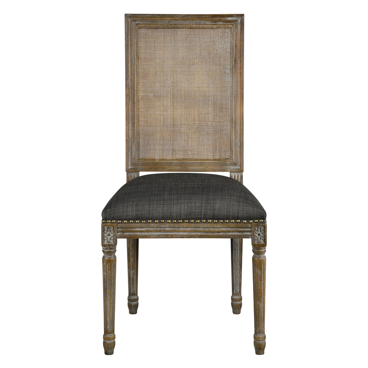 Square Maxwell Side Chair W/ Cane