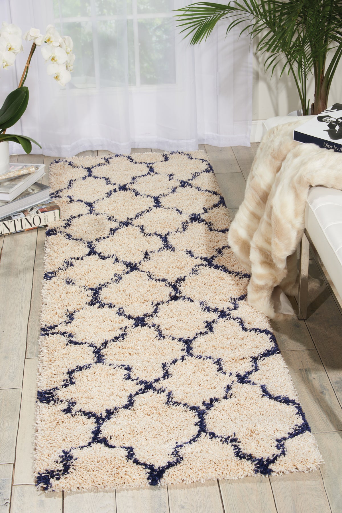 Amore AMOR2 Ivory Blue Rug