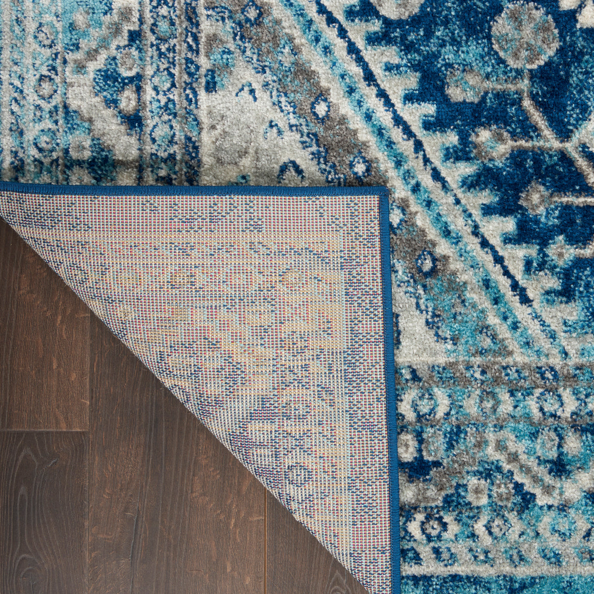 Persian Vintage PRV03 Ivory Blue Rug