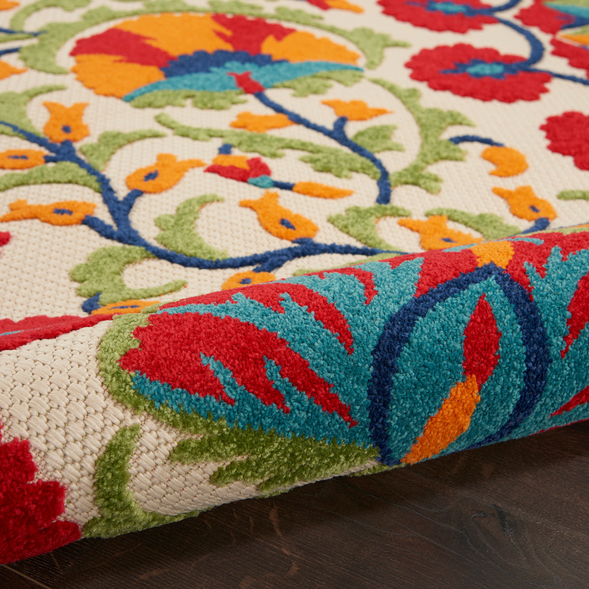Aloha ALH20 Red Multicolor Rug