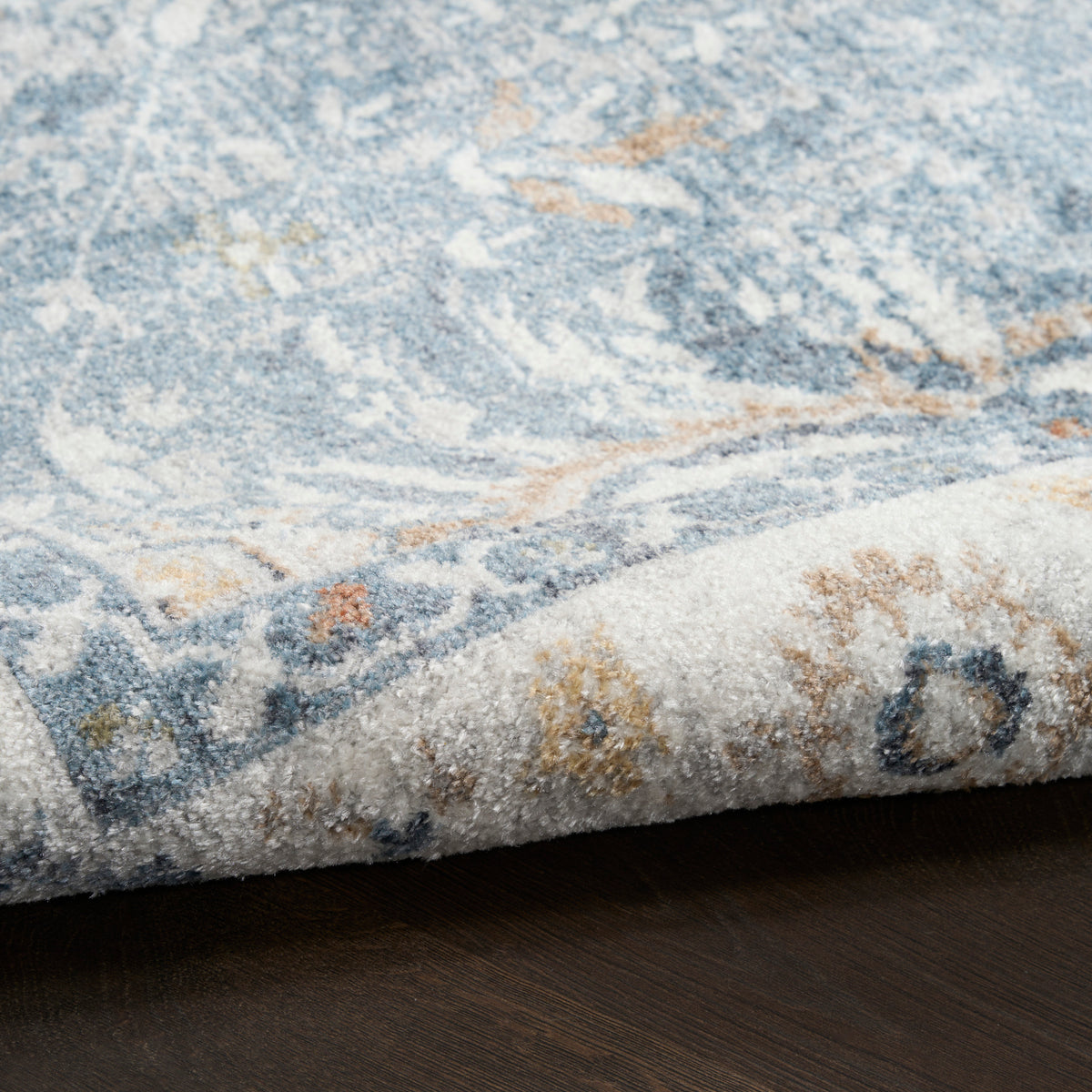 Astra Machine Washable ASW20 Blue Rug
