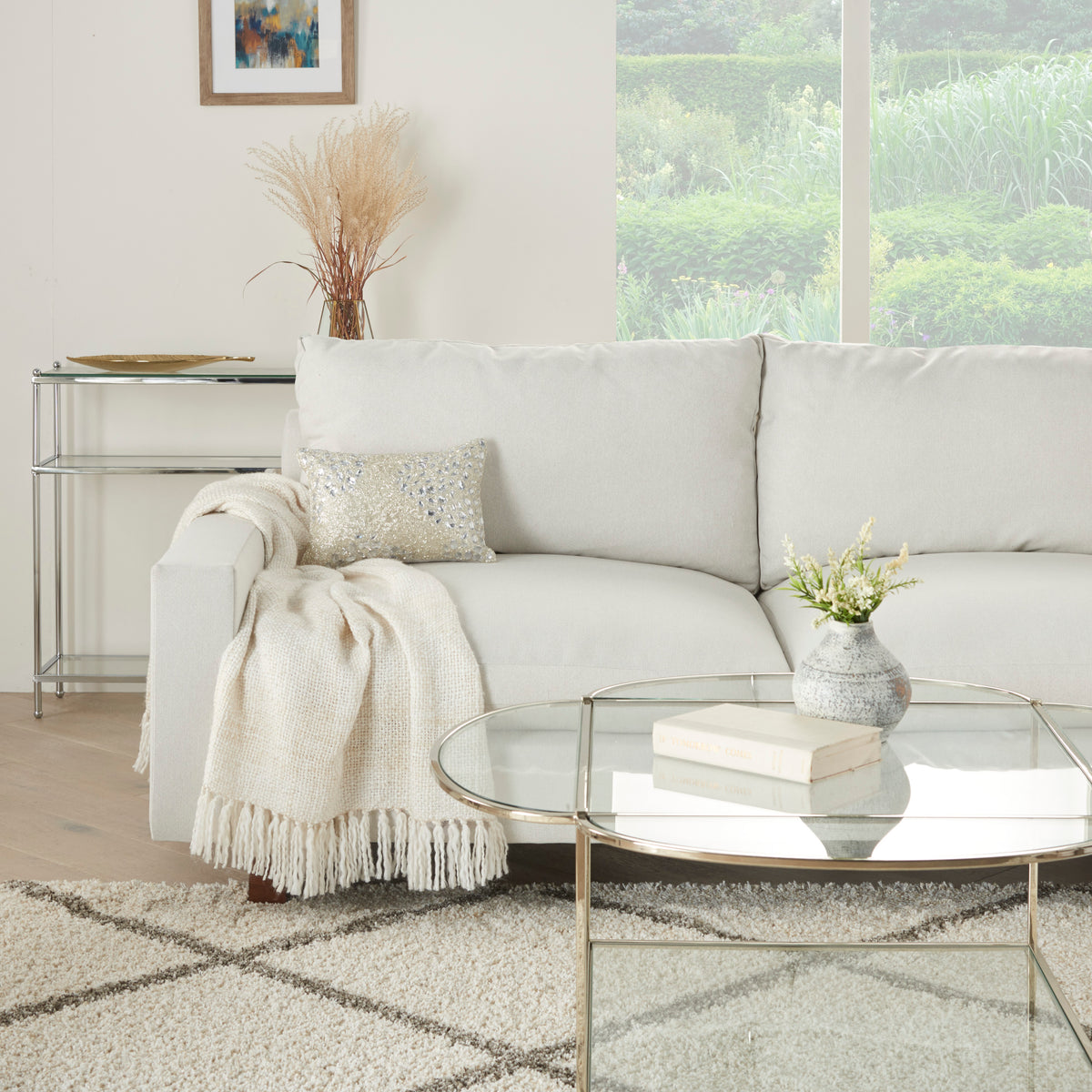 Sofia Z5000 Silver 10" x 14" Throw Pillows