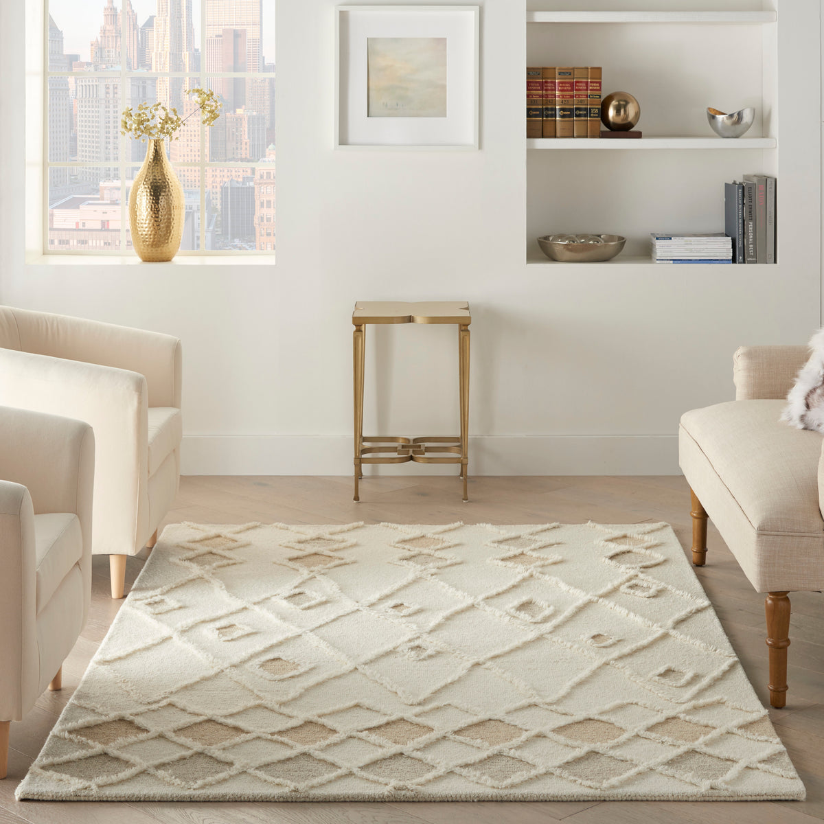 Moroccan Court MCT01 Ivory Rug