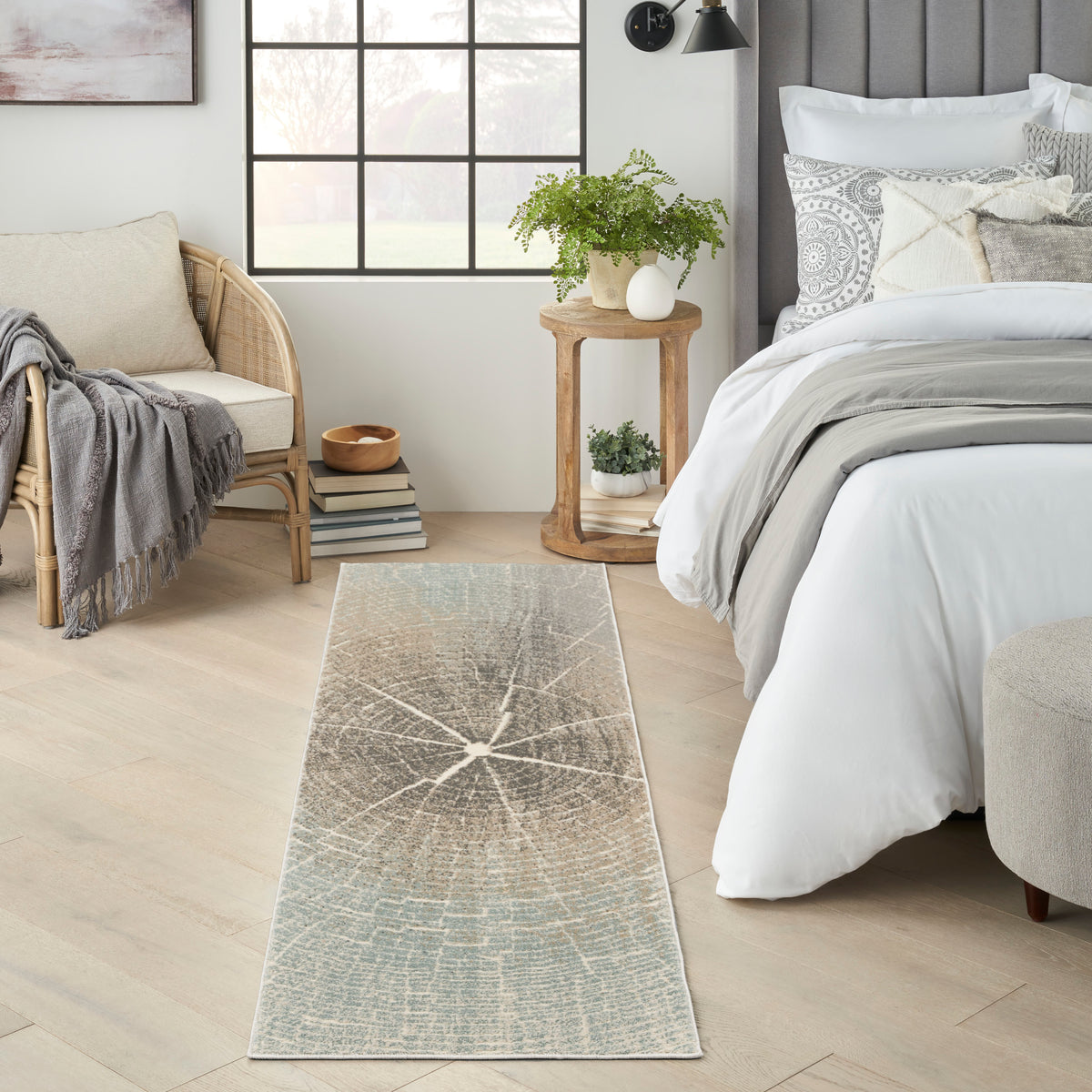 Marmara MRA06 Teal Grey Ivory Rug