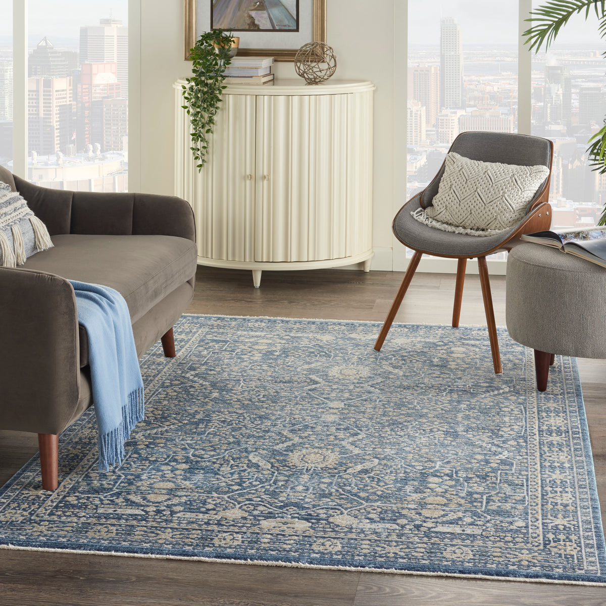 Lustrous Weave LUW03 Blue Rug