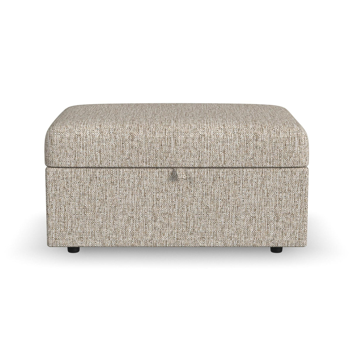 Sky Fabric Storage Ottoman