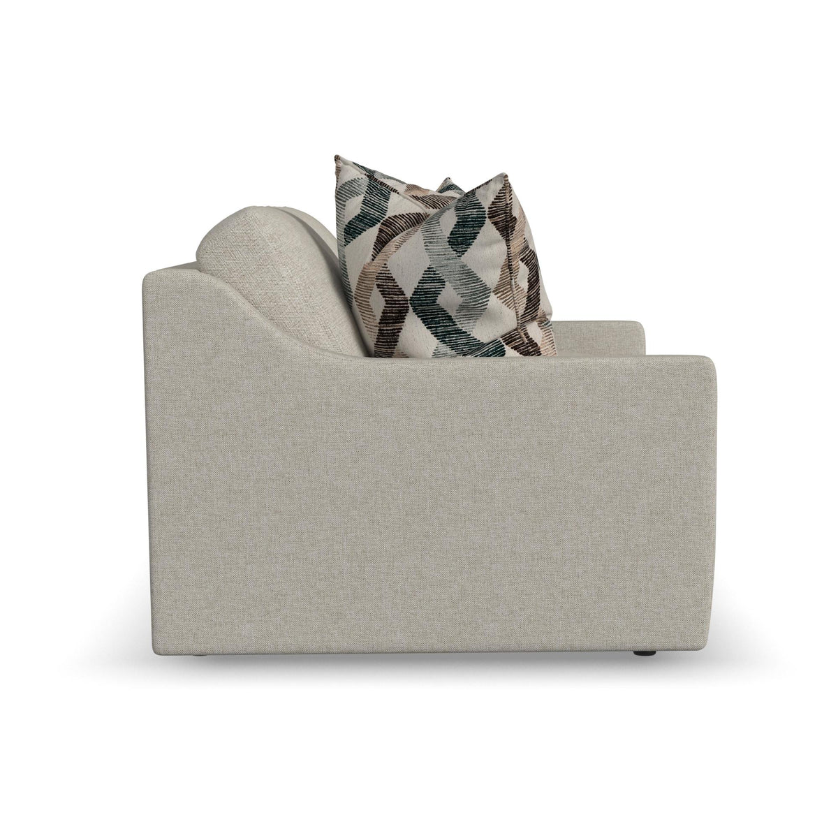 Sky Fabric Loveseat 58" W