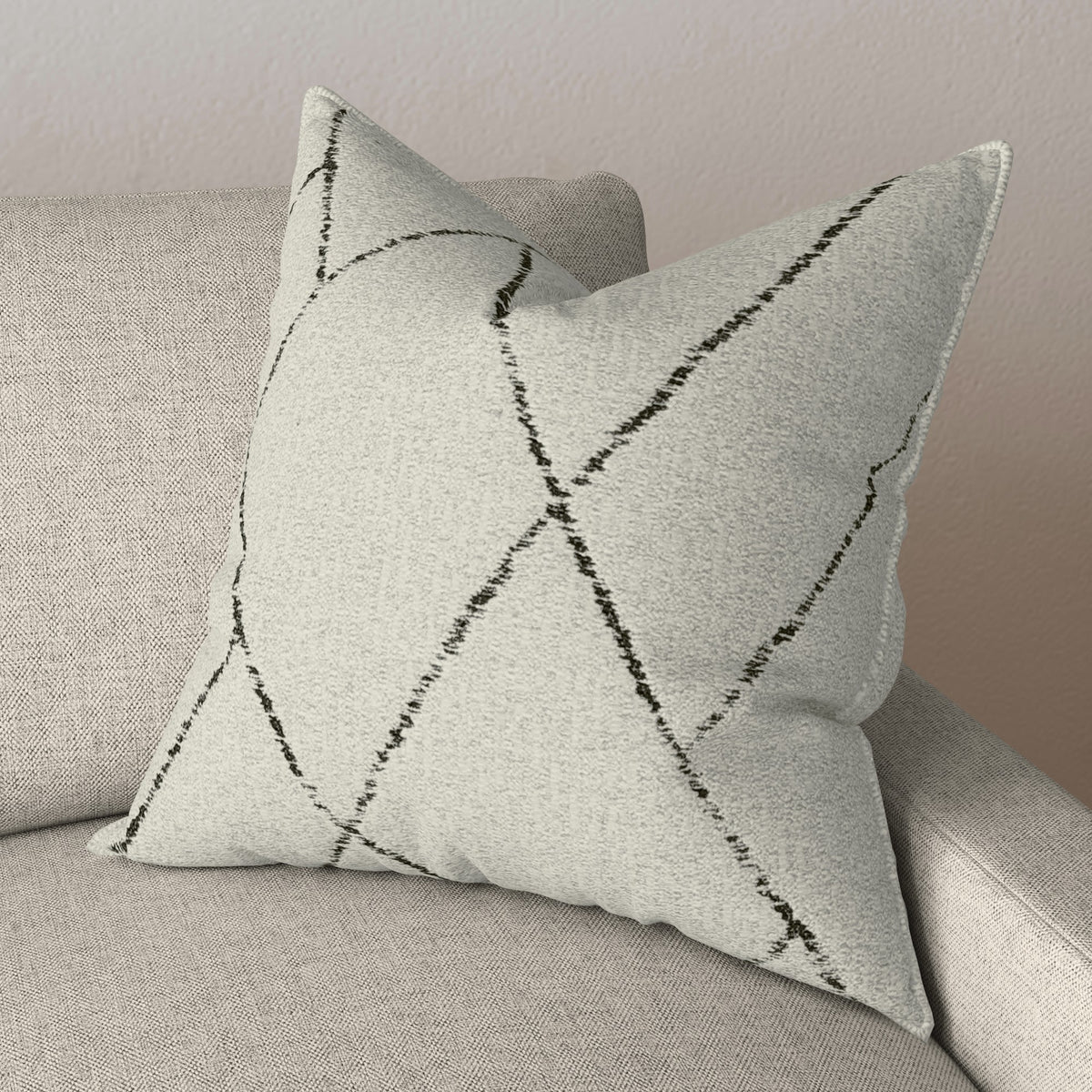 Sky Fabric Sofa 83" W