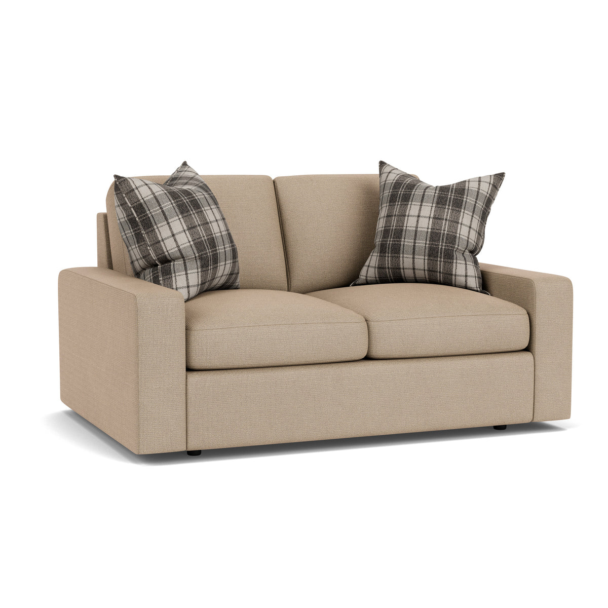 Sky Fabric Loveseat 64" W