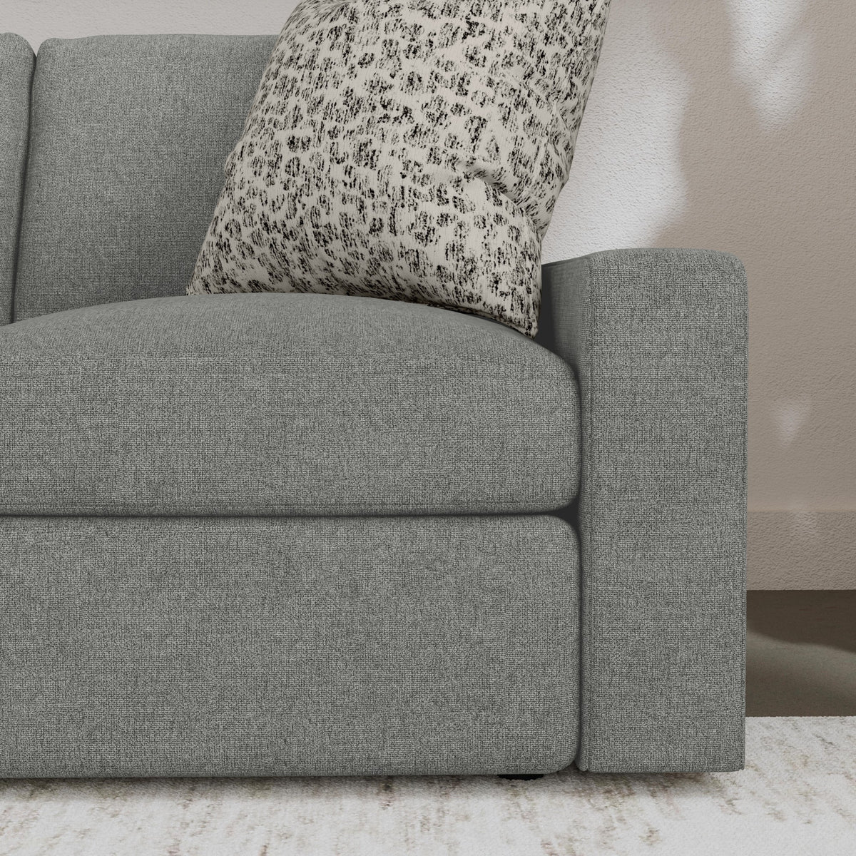 Sky Fabric Loveseat 64" W