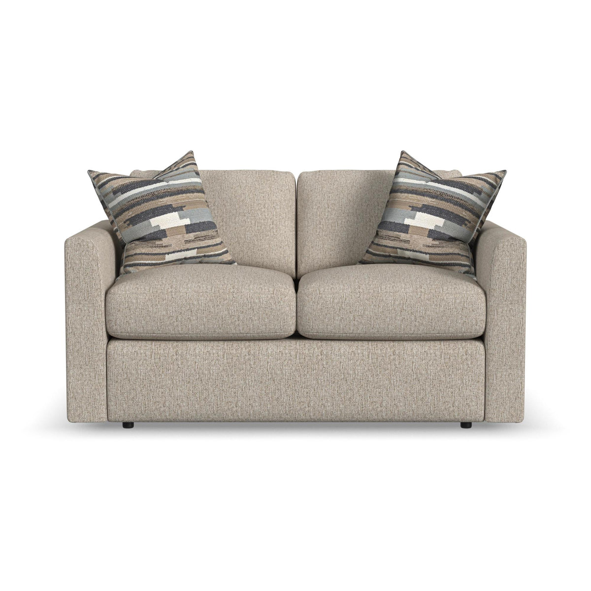 Sky Fabric Loveseat 62" W