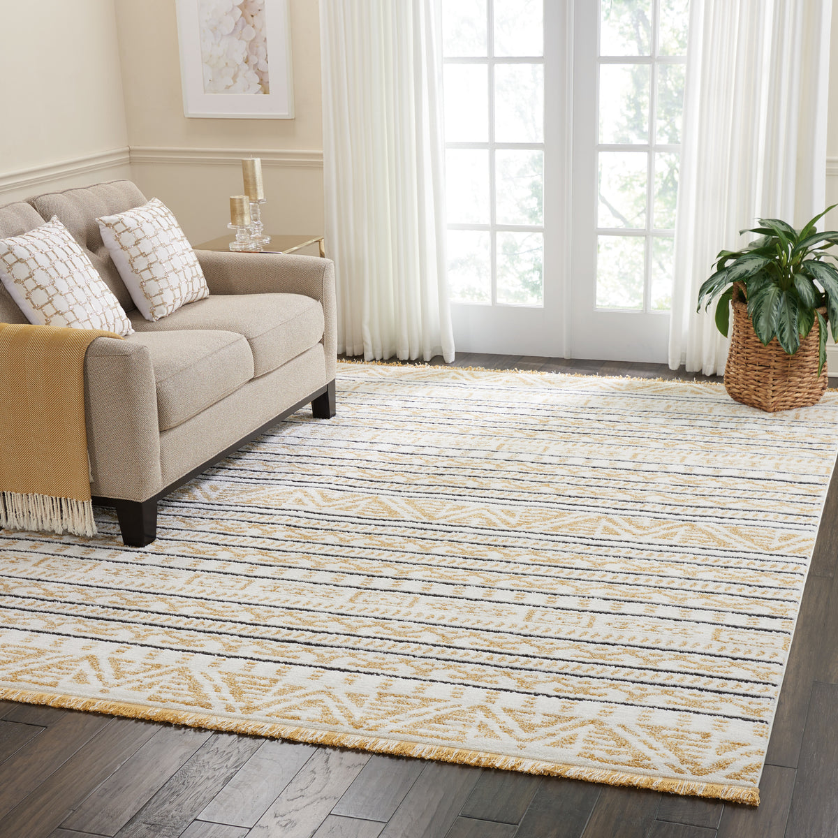 Kamala DS503 Yellow Rug