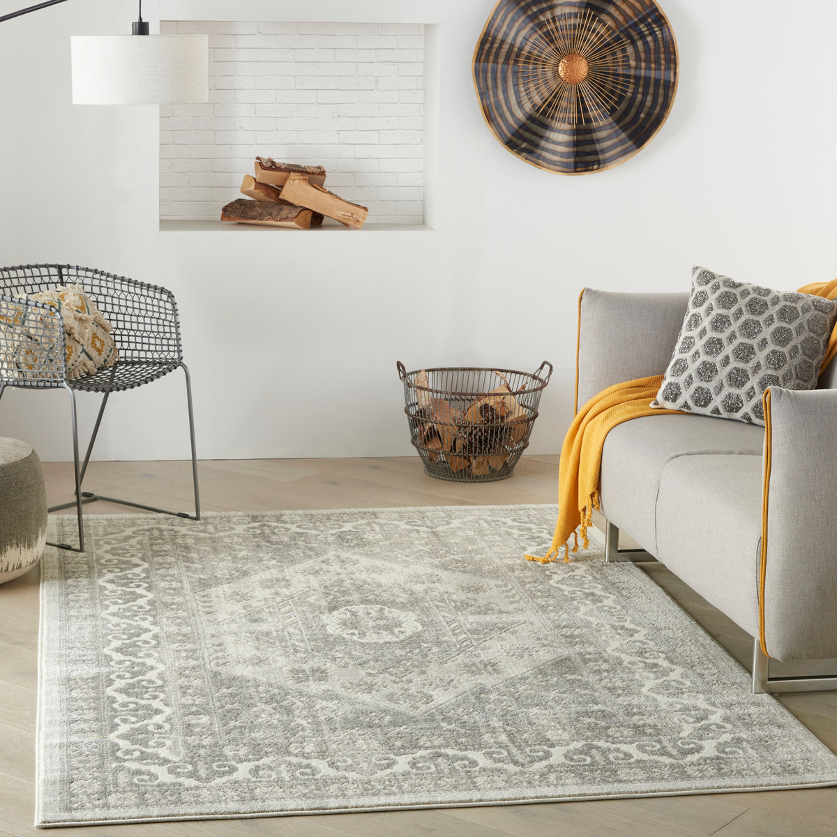 Cyrus CYR05 Ivory Rug