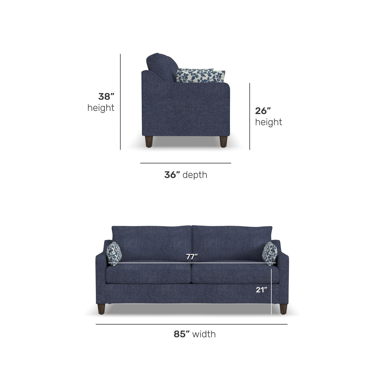 Drew Fabric Sofa