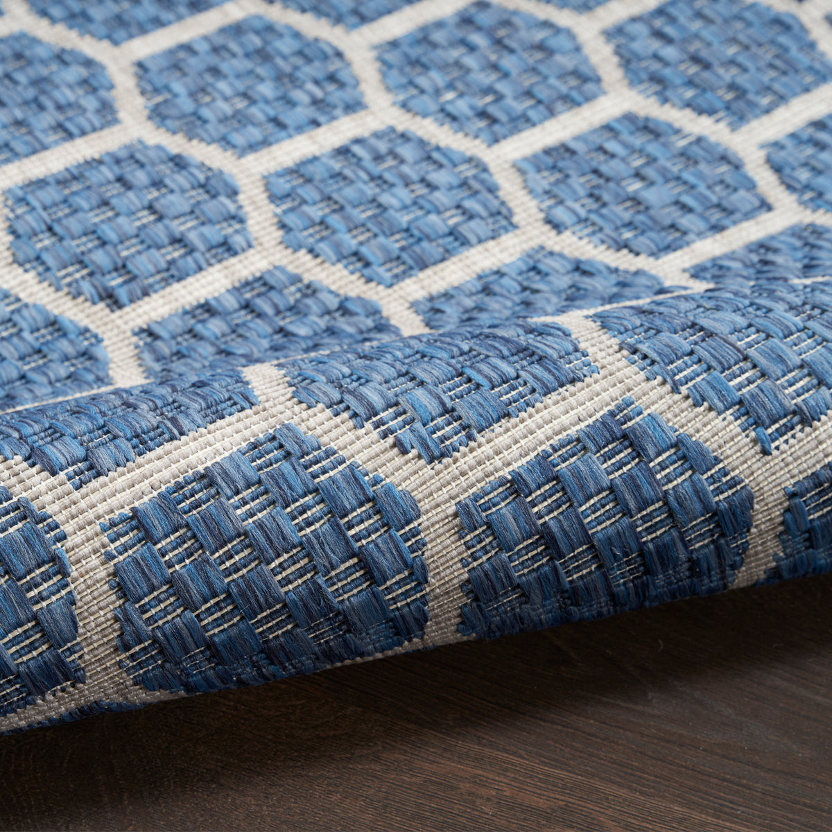 Twist Reversible TWS01 Blue Rug