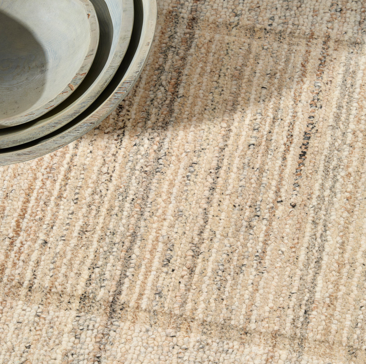 CK082 Ridge RDG01 Beige Ivory Rug