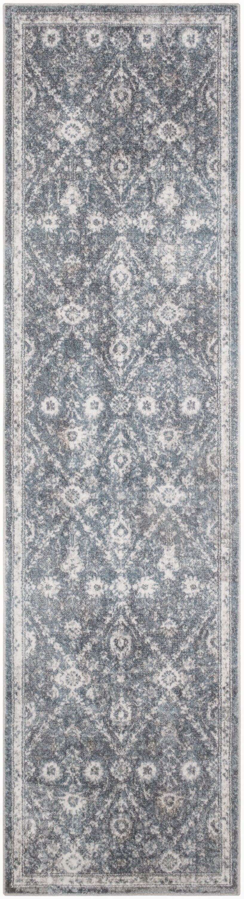 Astra Machine Washable ASW16 Dark Blue Rug