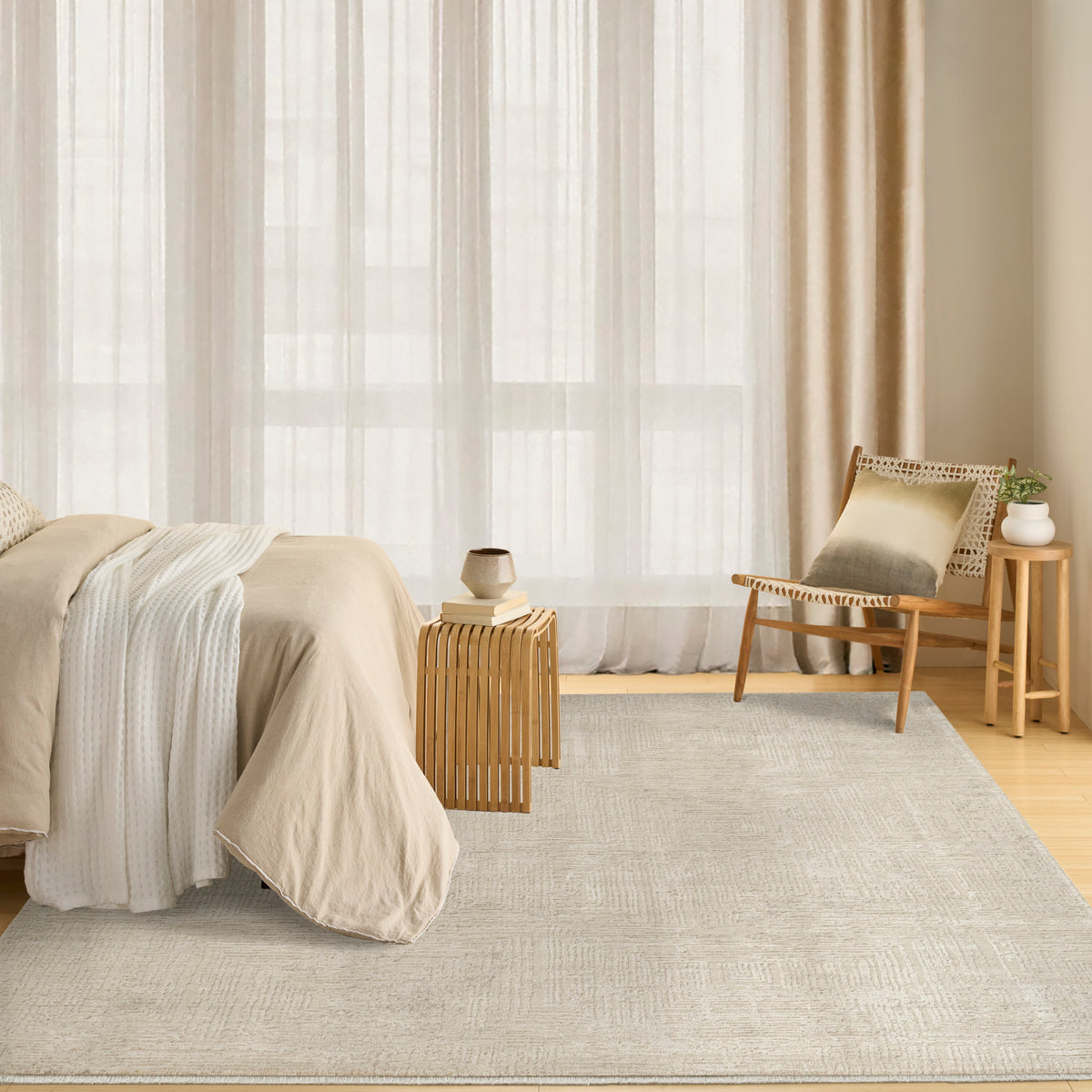 DK014 Madison Square MSQ01 Ivory Beige Rug