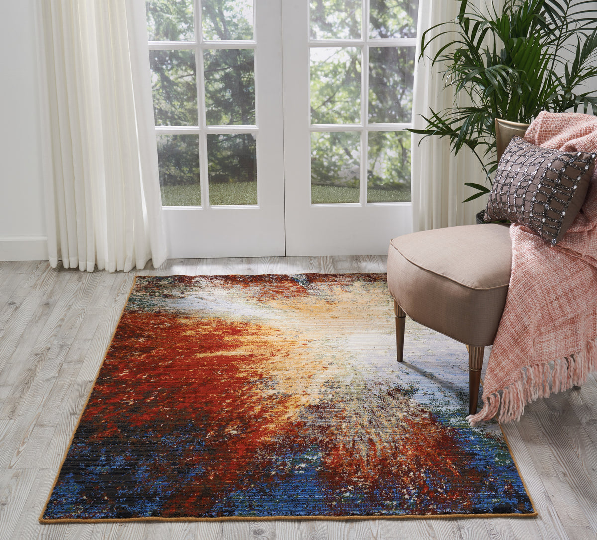 Chroma CRM02 Red Flare Rug