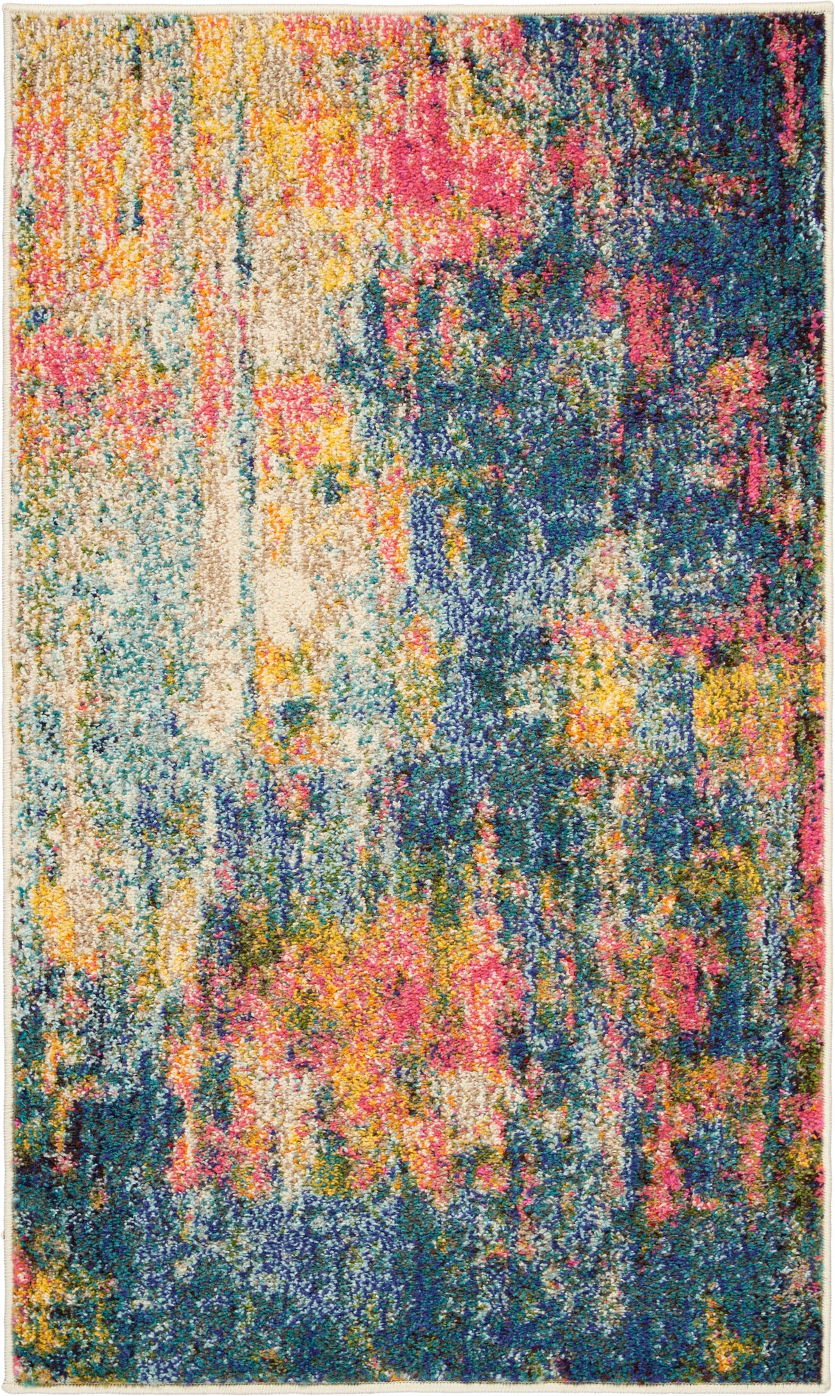 Celestial CES09 Blue Yellow Rug