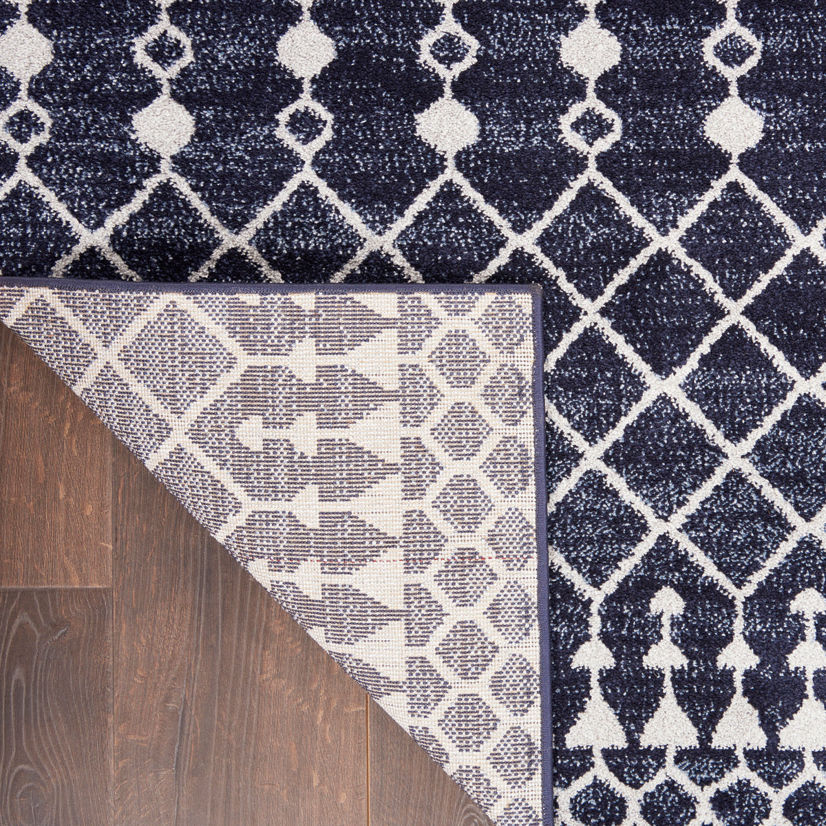 Palermo PMR03 Navy/Grey Rug