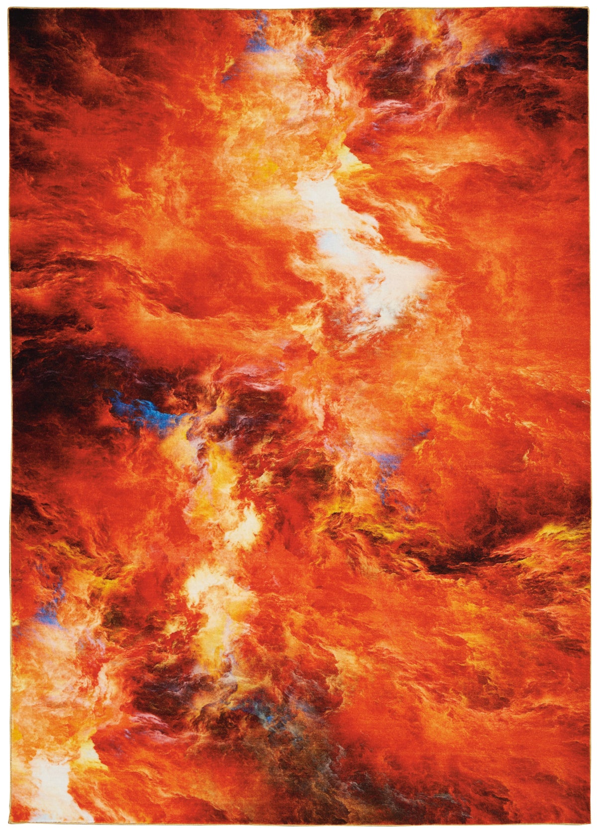 Le Reve LER05 Red Flame Rug