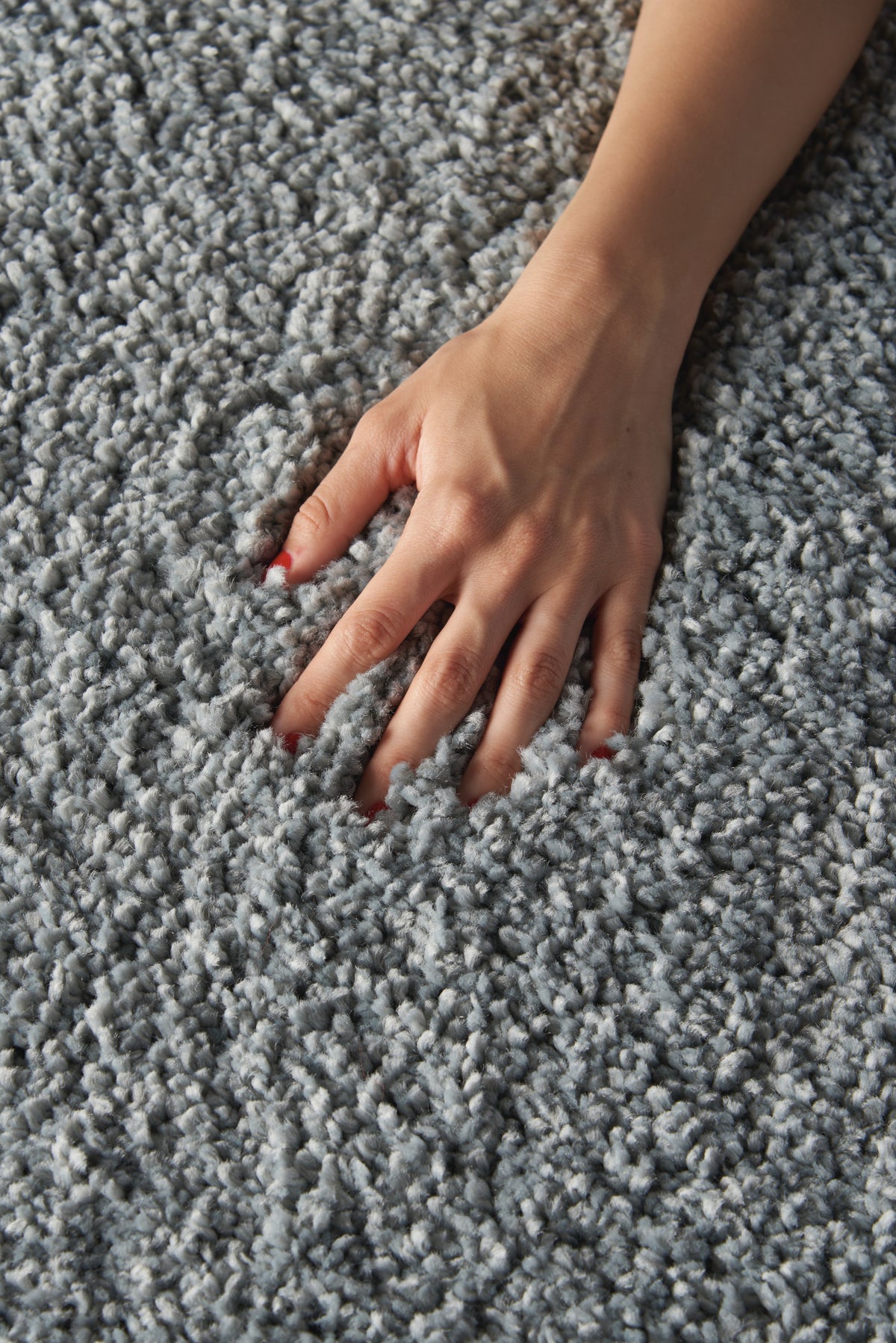 Malibu Shag MSG01 Slate Rug