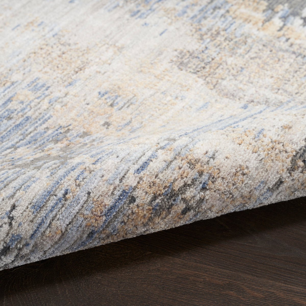 Abstract Hues ABH01 Grey Blue Rug