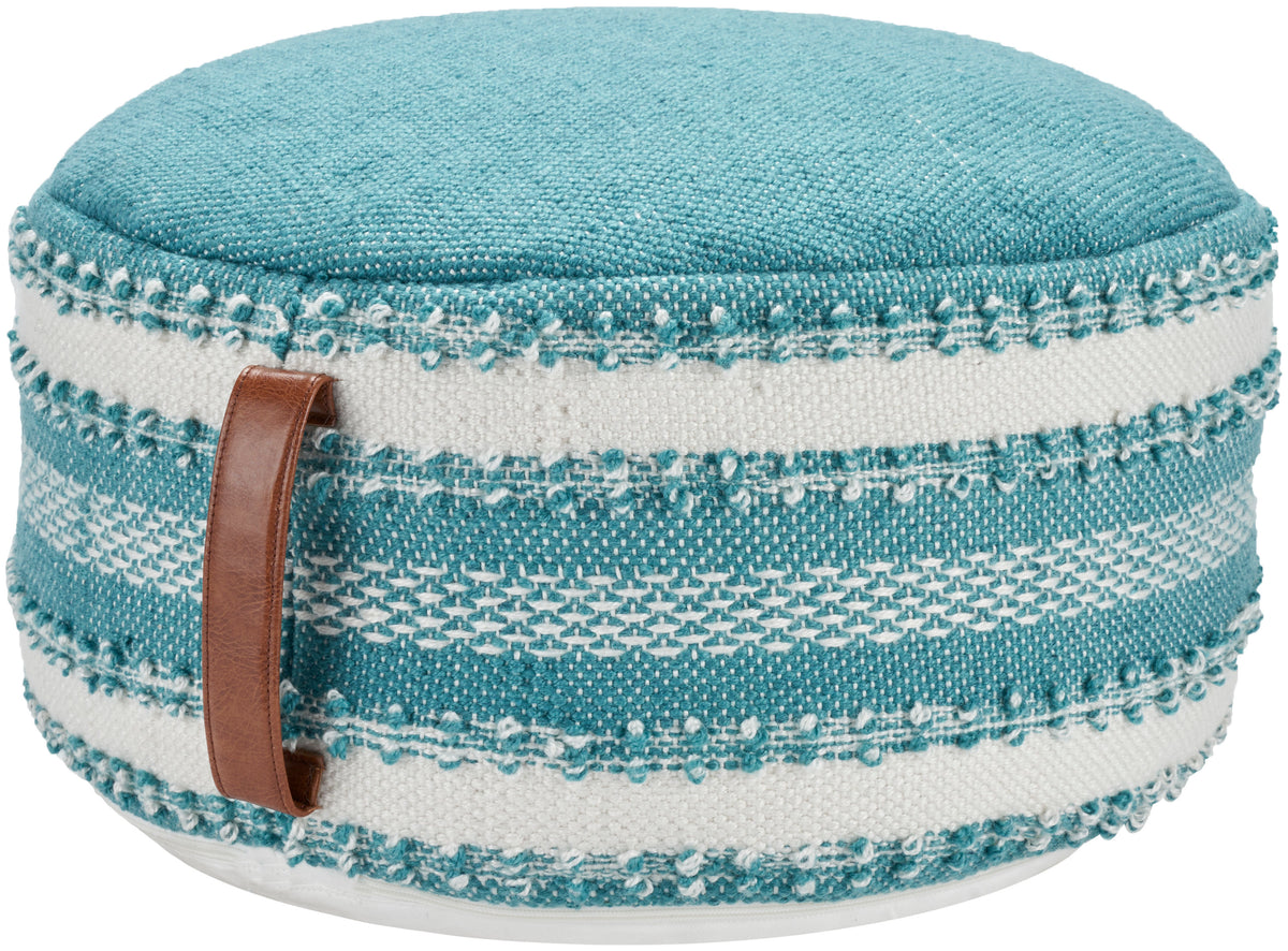 Outdoor Pillows VJ088 Turquoise 20" x 20" x 12" Poufs