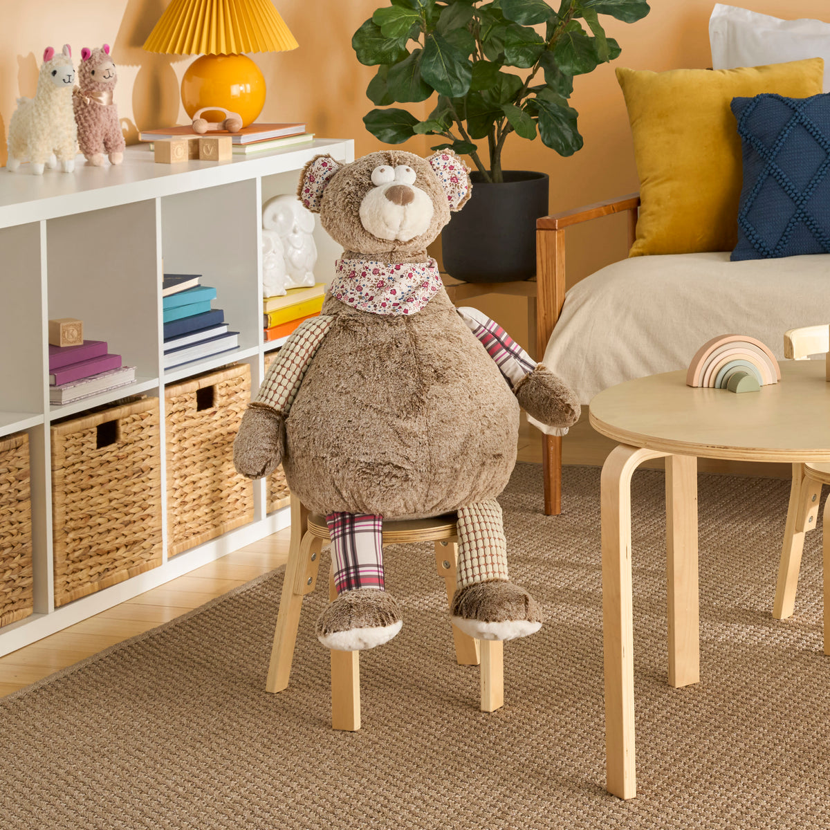 Plush Lines N3309 Brown 22" x 26" Stuffed Animals