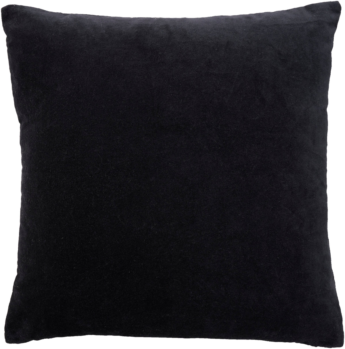 SOFIA ZH103 Black 20" x 20" Throw Pillows