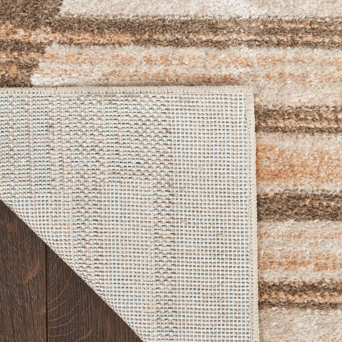 Astra Machine Washable ASW03 Latte Rug