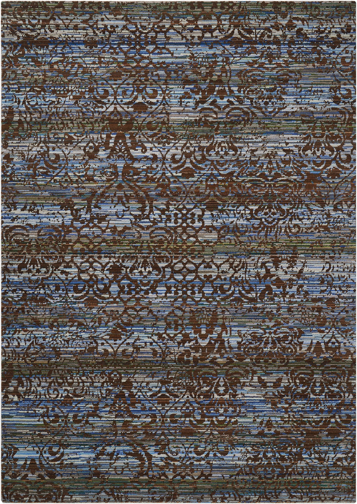 Rhapsody RH009 Blue Moss Rug