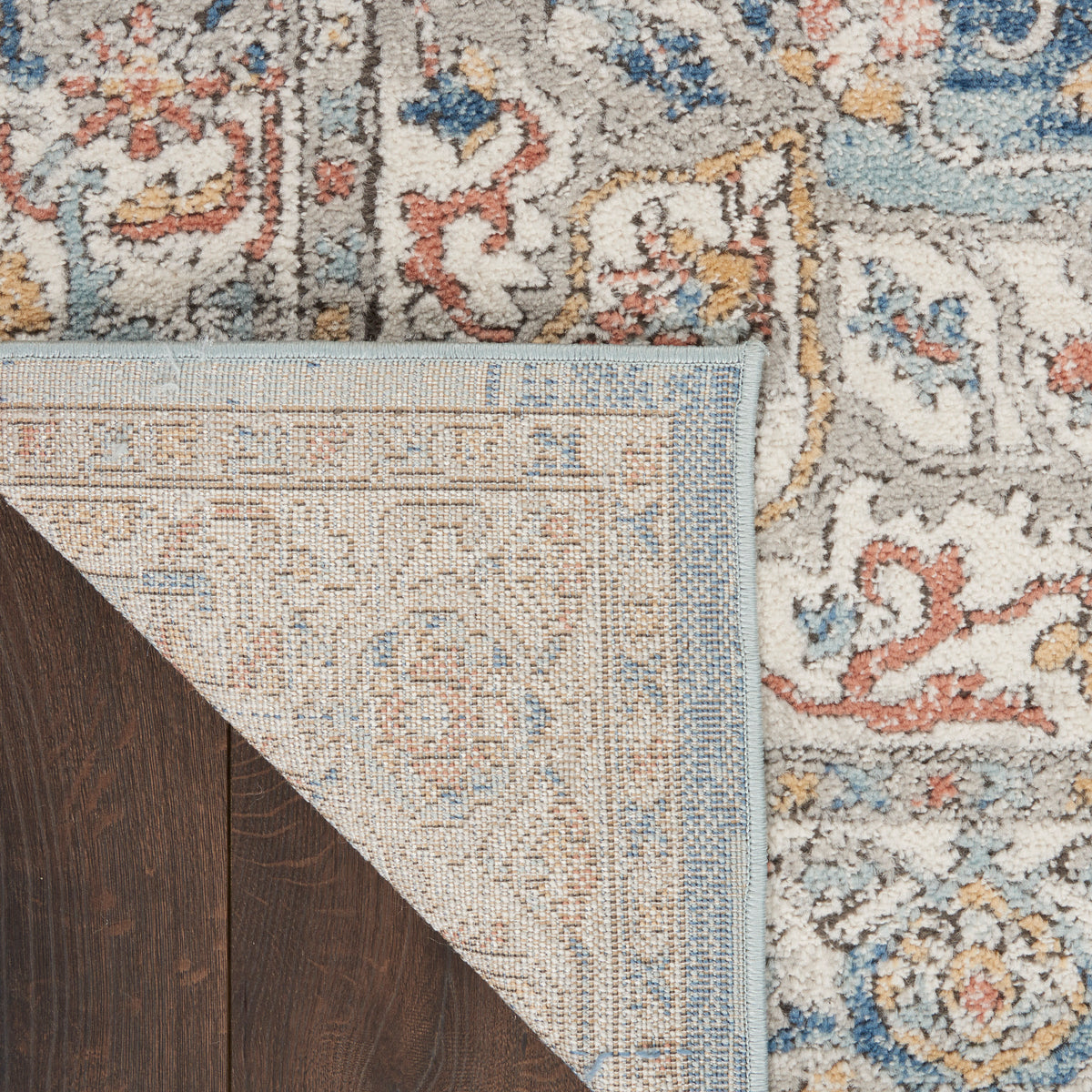 Quarry QUA11 Ivory Blue Rug