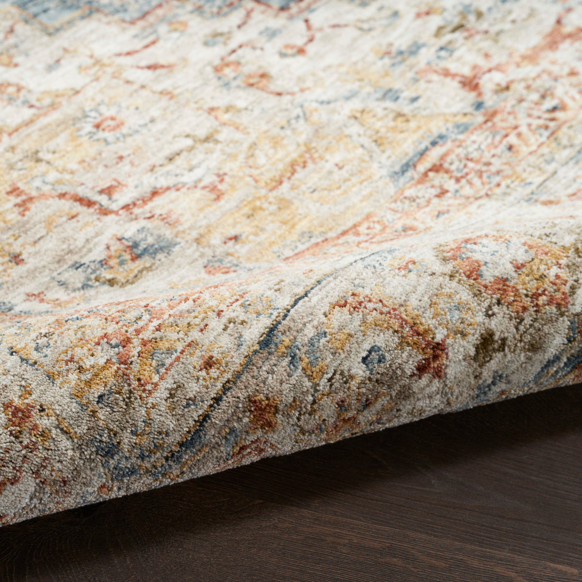 Sahar SHR06 Ivory Blue Rug