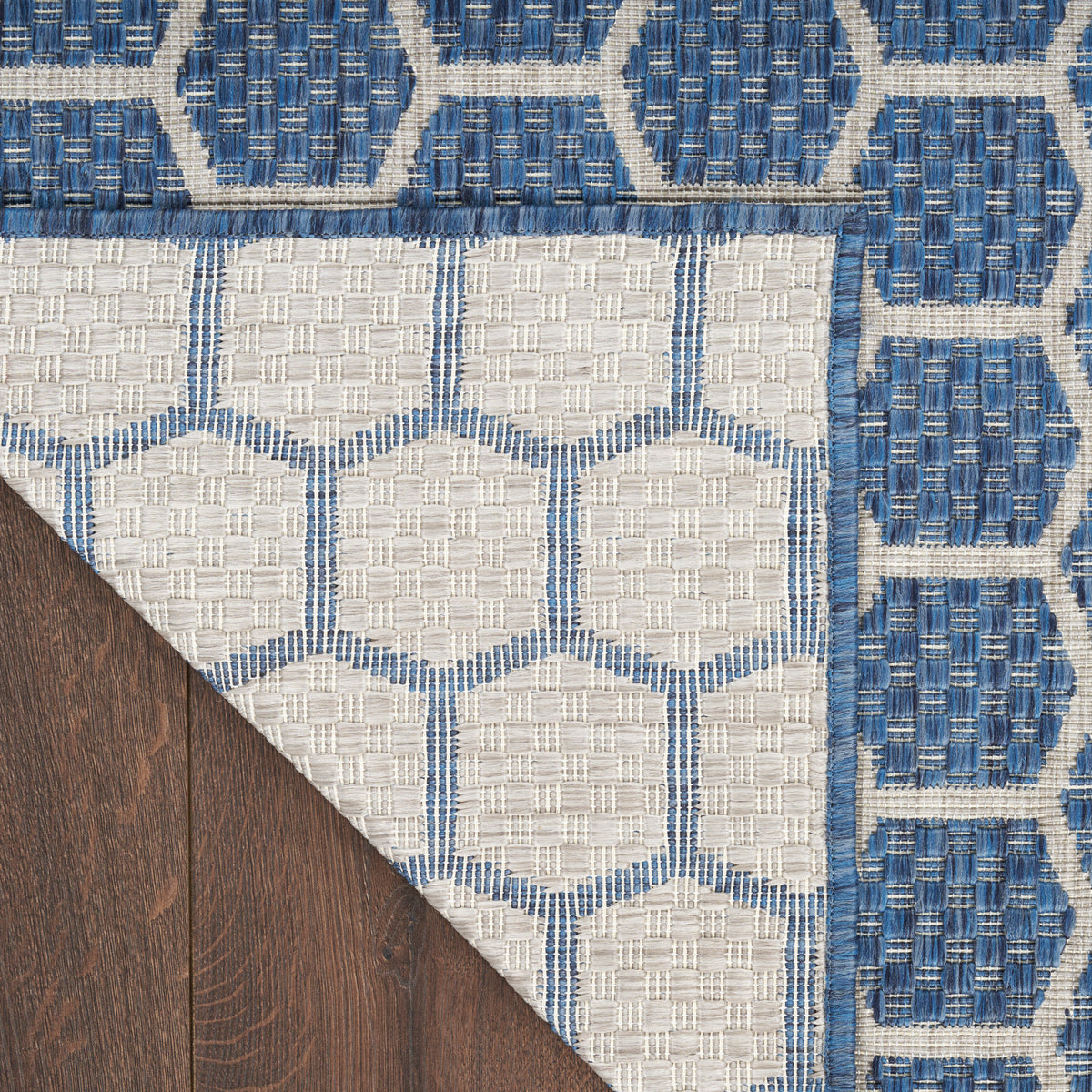 Twist Reversible TWS01 Blue Rug