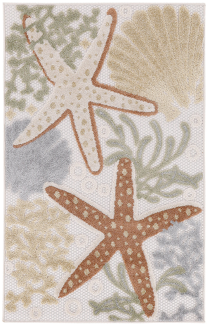 Aloha ALH24 Ivory Multicolor Rug