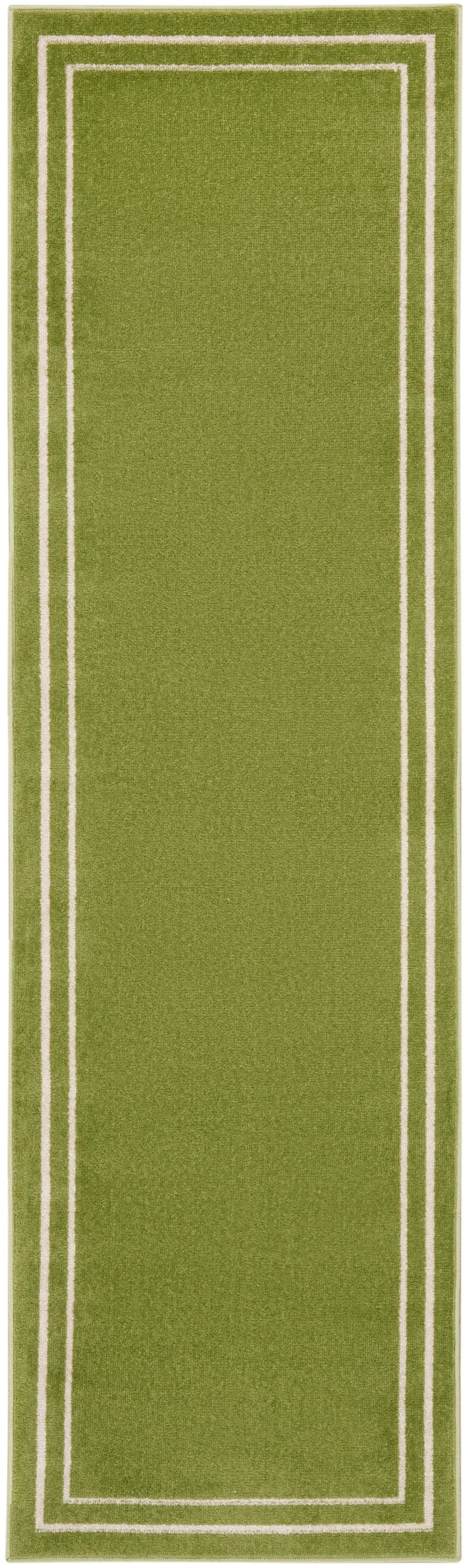 Nourison Essentials NRE02 Green Ivory Rug
