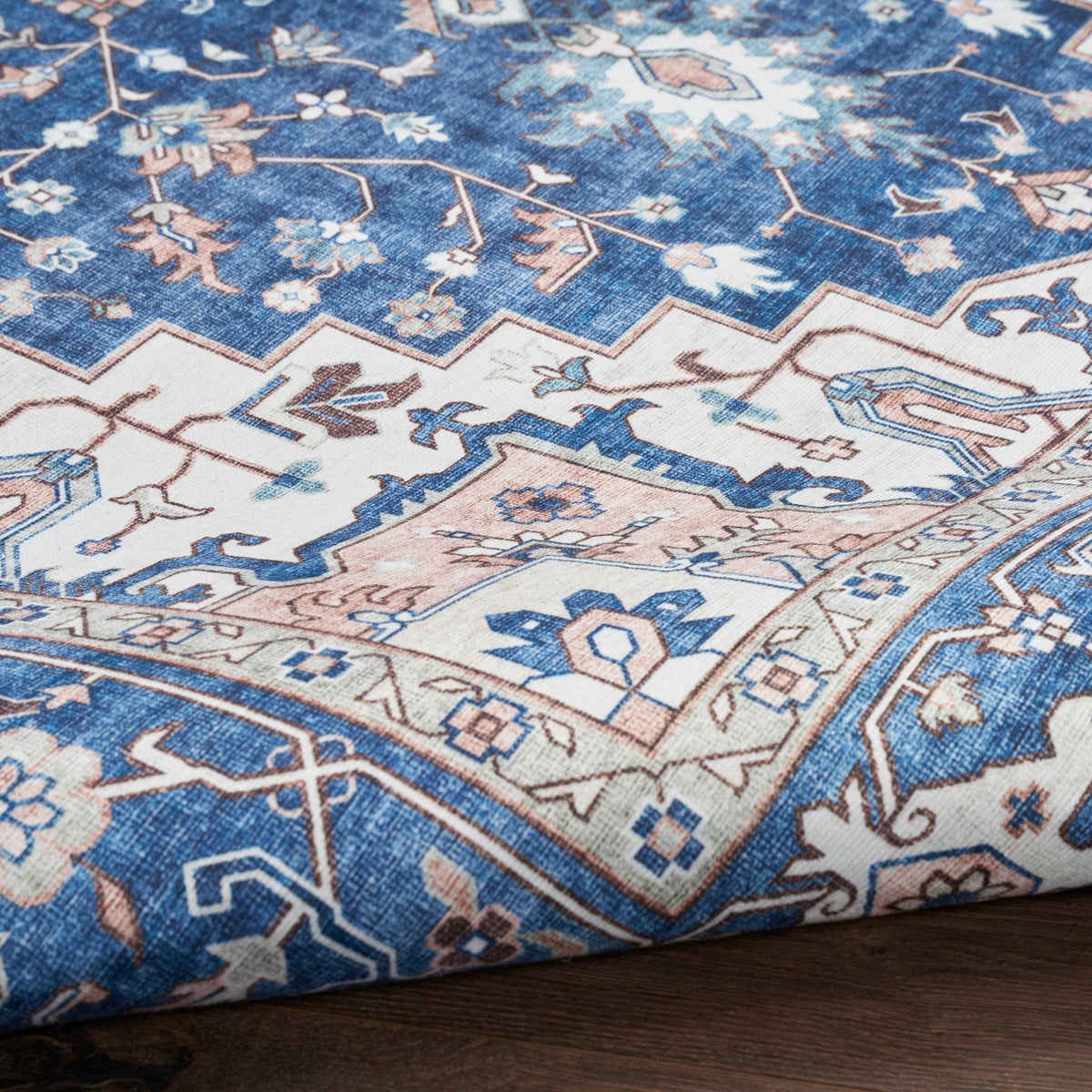 Fulton FUL10 Navy Ivory Rug