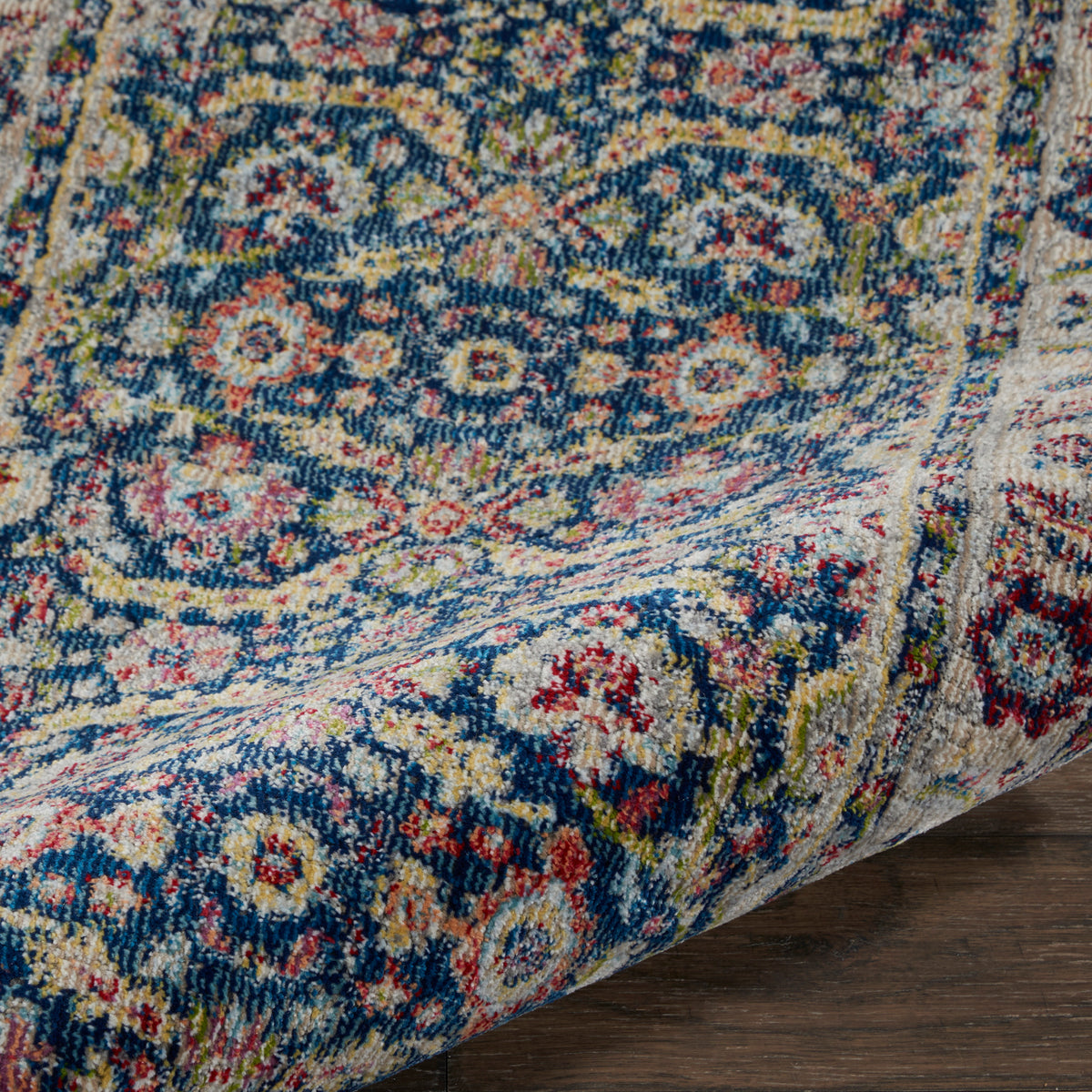 Ankara Global ANR13 Navy Multicolor Rug