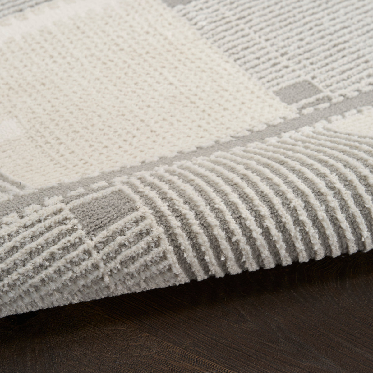 Nordic NRC09 Ivory Grey Rug