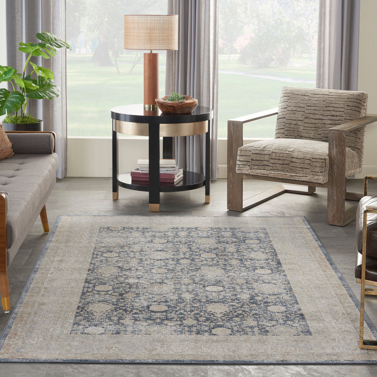 Malta MAI07 Navy Rug