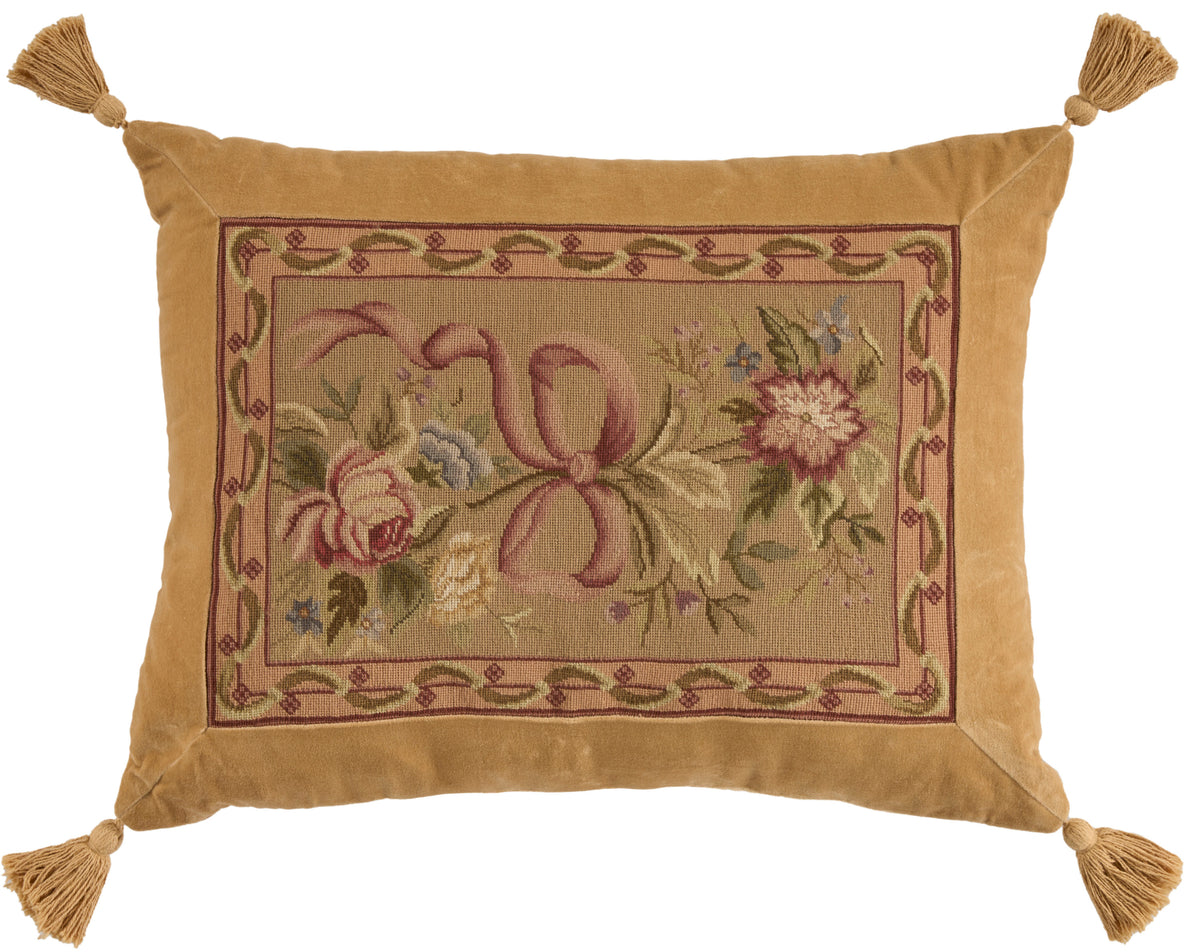 Vintage Pillow V8304 Taupe 19" x 25" Throw Pillows