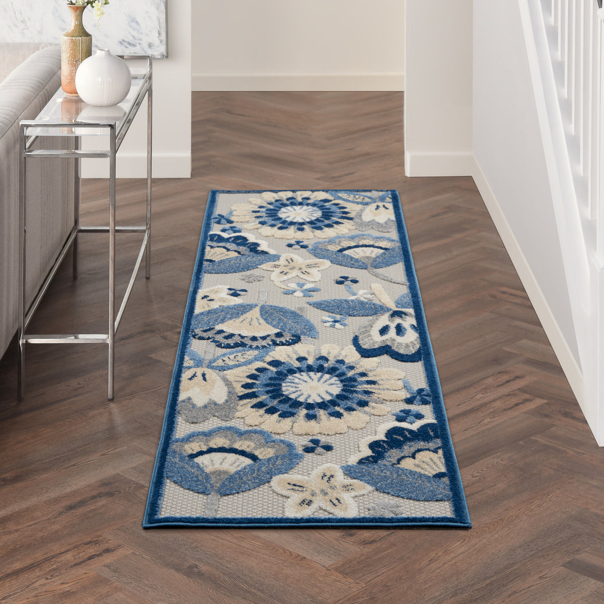 Aloha ALH25 Blue Grey Rug