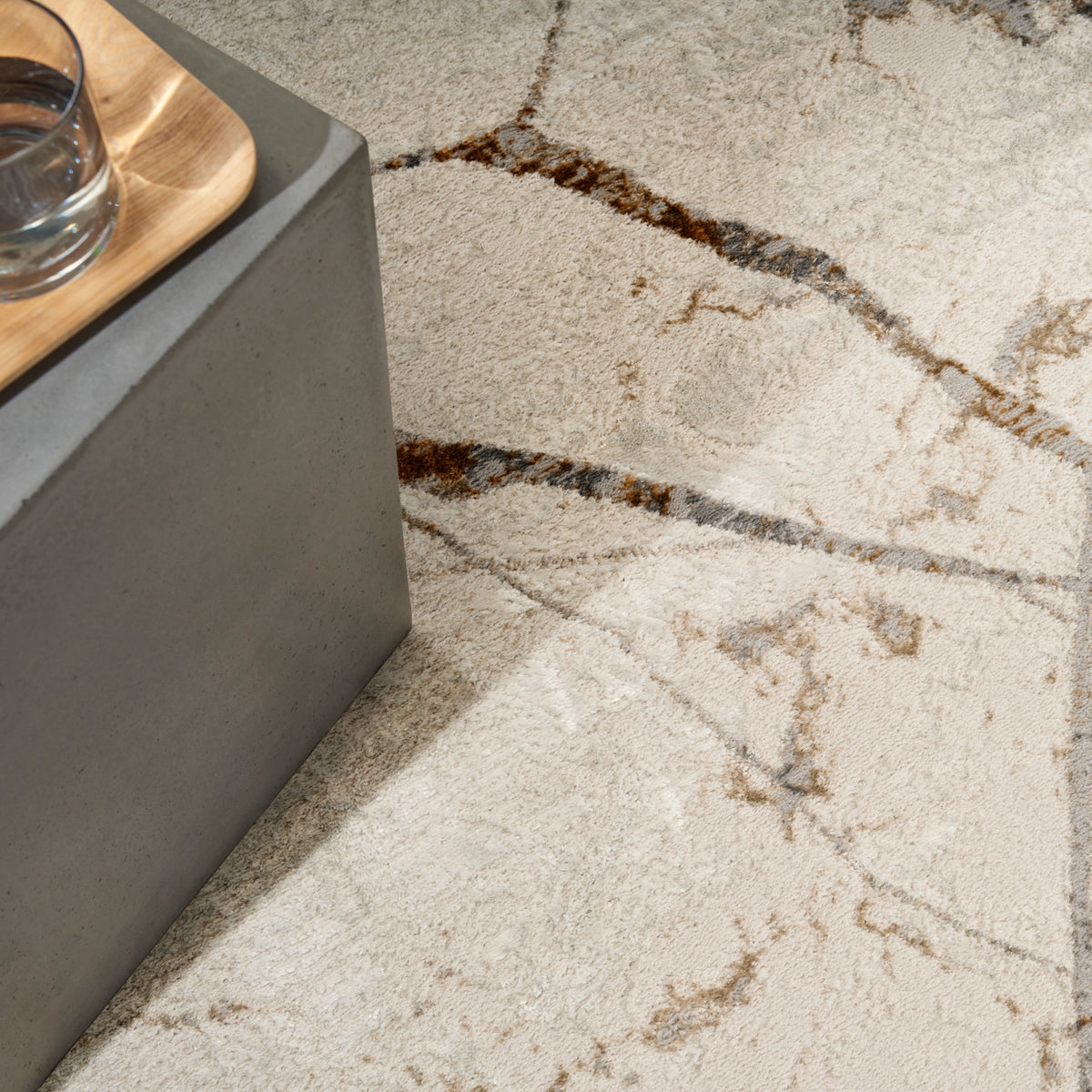 CK073 Compass CMP04 Ivory Multicolor Rug