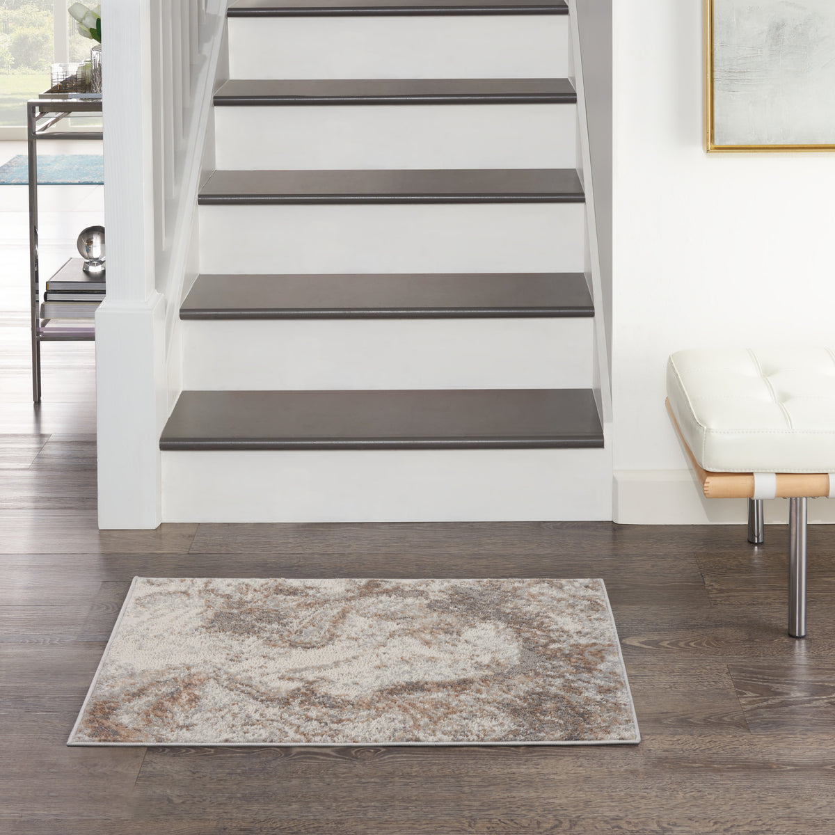 Elation ETN02 Ivory Grey Rug